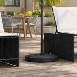 Round 25 kg Parasol Base for Enhanced Outdoor Space