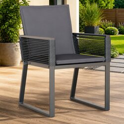 Enhance Your Outdoor Space with Black Cushioned Chairs