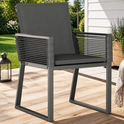Enhance Your Outdoor Space with 4 Cushioned Garden Chairs