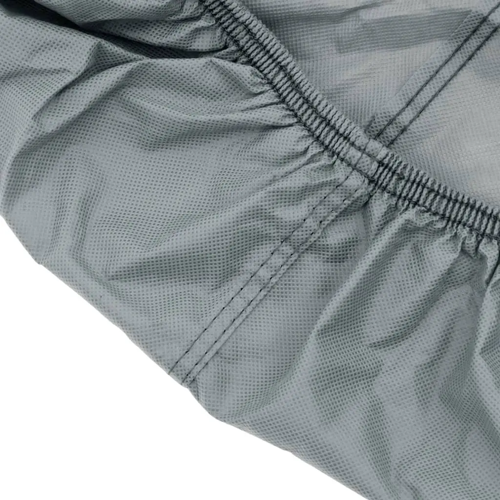 SUV Car Cover M Size Grey Non-Woven Fabric Windproof Protection
