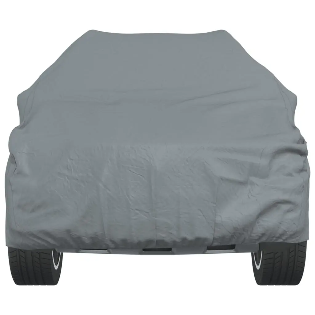 Full Size SUV Car Cover Grey Breathable Non-Woven Fabric Dust Protection