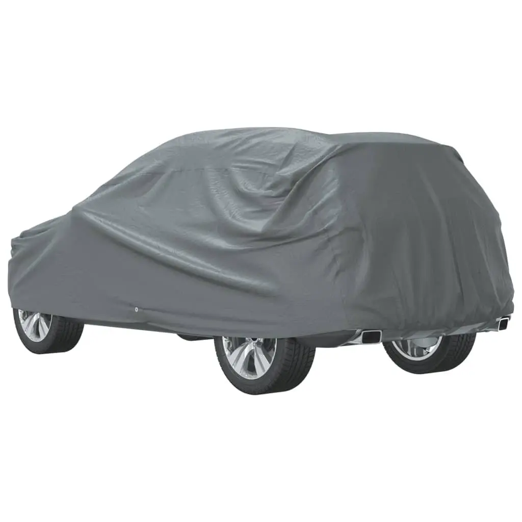 Full Size SUV Car Cover Grey Breathable Non-Woven Fabric Dust Protection