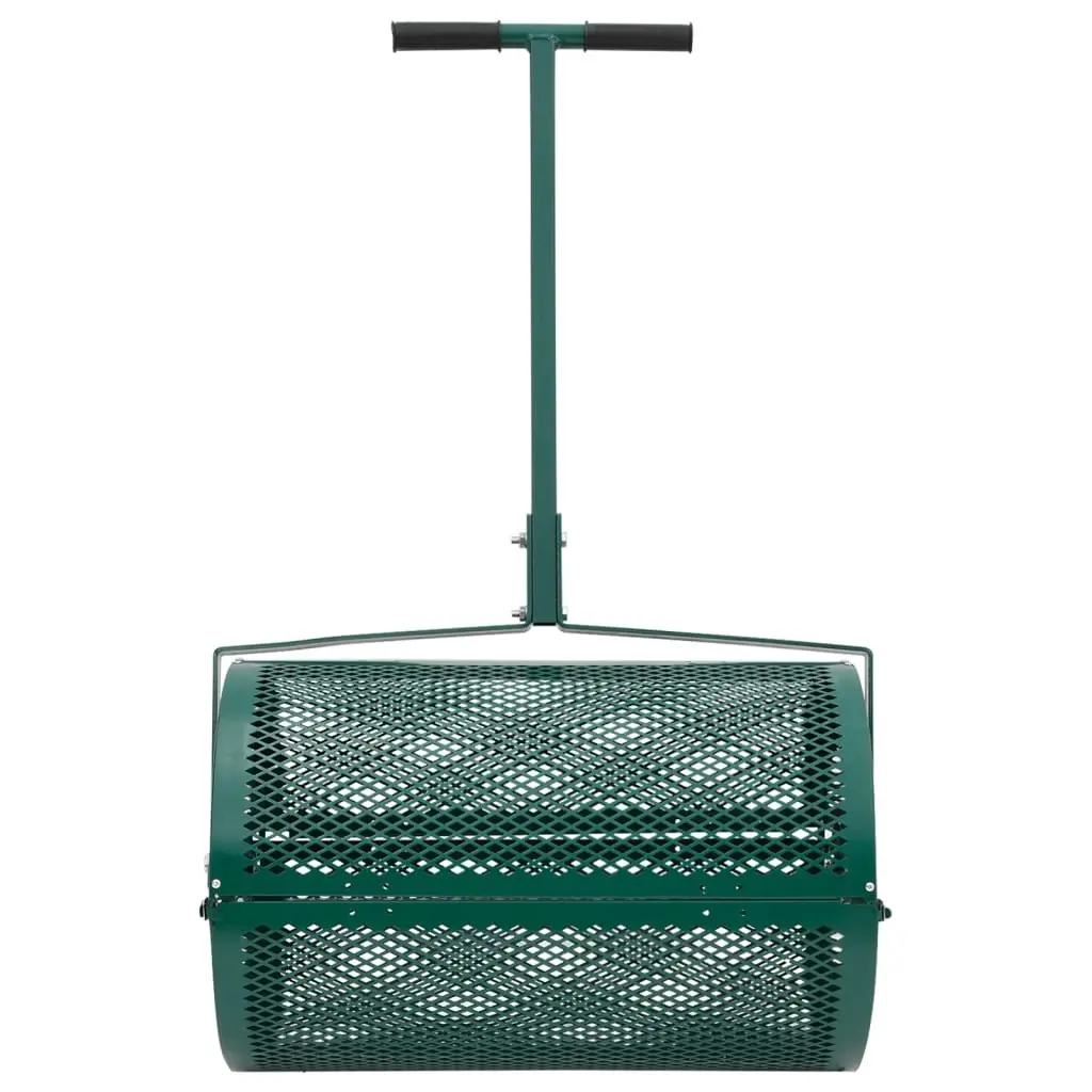 Compost Spreader 75L Garden Lawn Roller Fertilizer Manure Aerator Tool Steel
