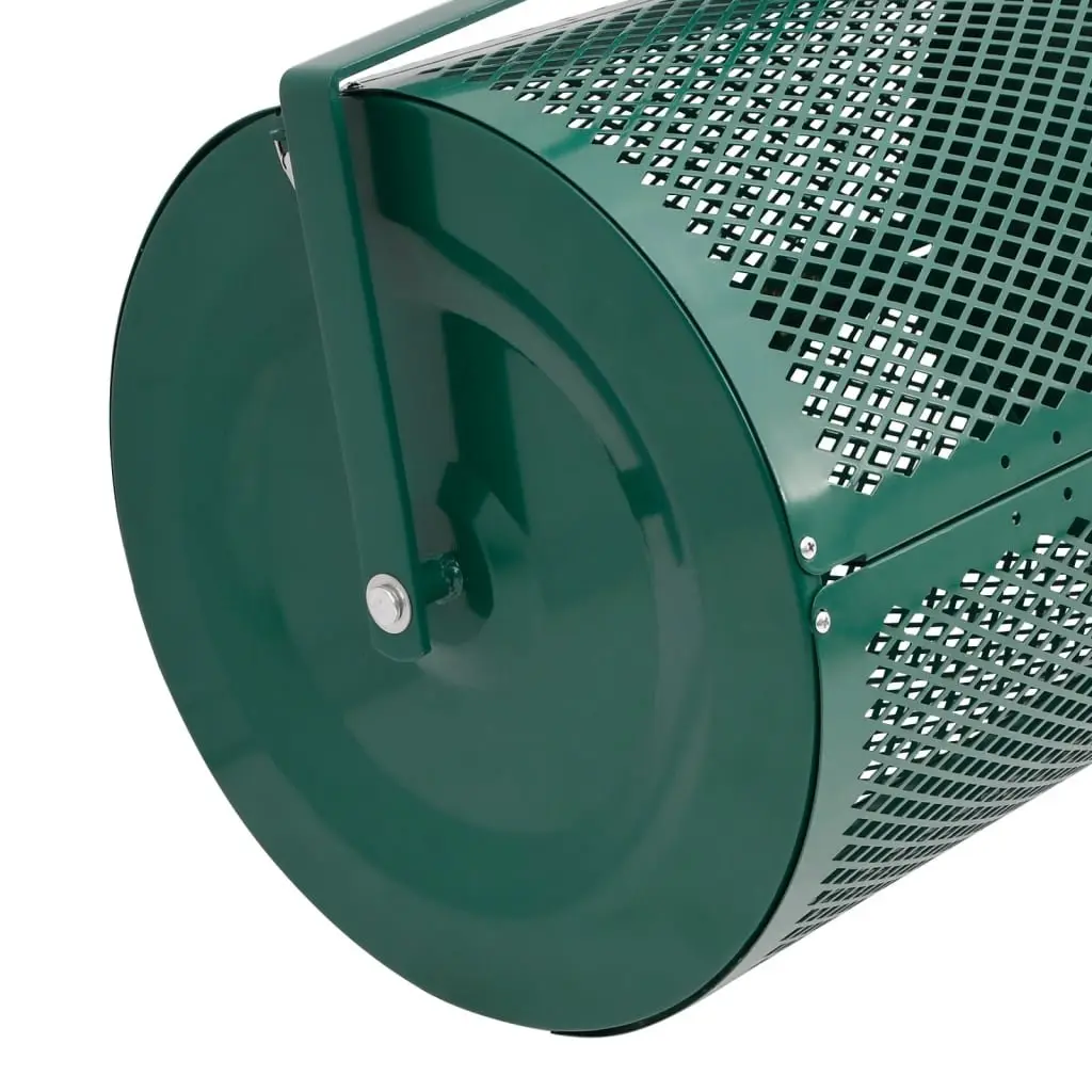 Compost Spreader 75L Garden Lawn Roller Fertilizer Manure Aerator Tool Steel