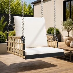 Enhance Your Outdoor Space with This Cozy Swing Chair