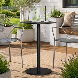 Enhance Your Outdoor Space with a Round Black Garden Table
