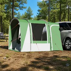 4-Person Green Car Tent for Enhancing Outdoor Adventures