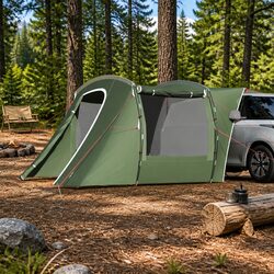 Enhance Your Camping Experience with a Green Car Tent