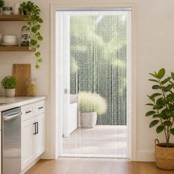 Versatile Chain Door Fly Screen for Insect-Free Living 100x212 cm