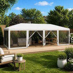 Transform Your Outdoor Space with This 8x4m Party Tent
