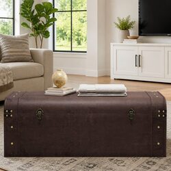 Enhance Your Space with a Stylish Brown Storage Chest