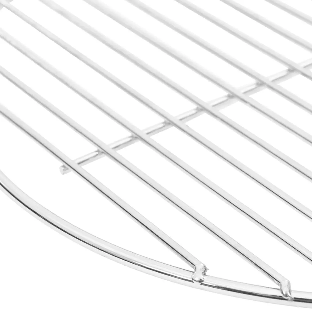 Round Grill Grate Ø34.5 cm 304 Stainless Steel Portable Barbecue Accessory