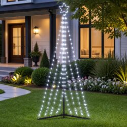 Elevate Your Holiday Decor with a 187cm LED Christmas Tree