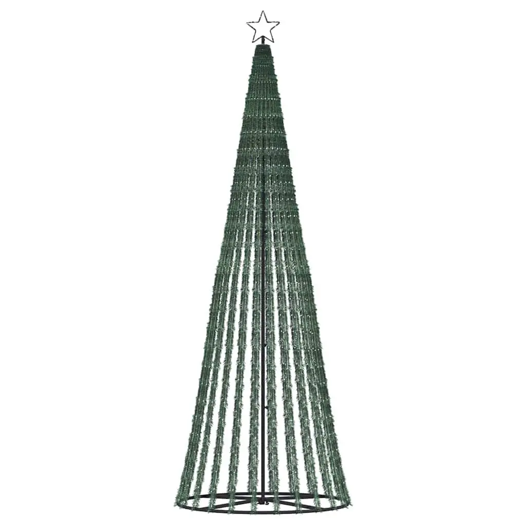 Christmas Tree 250cm 475 Cold White LED Lights 8 Lighting Effects Indoor Outdoor