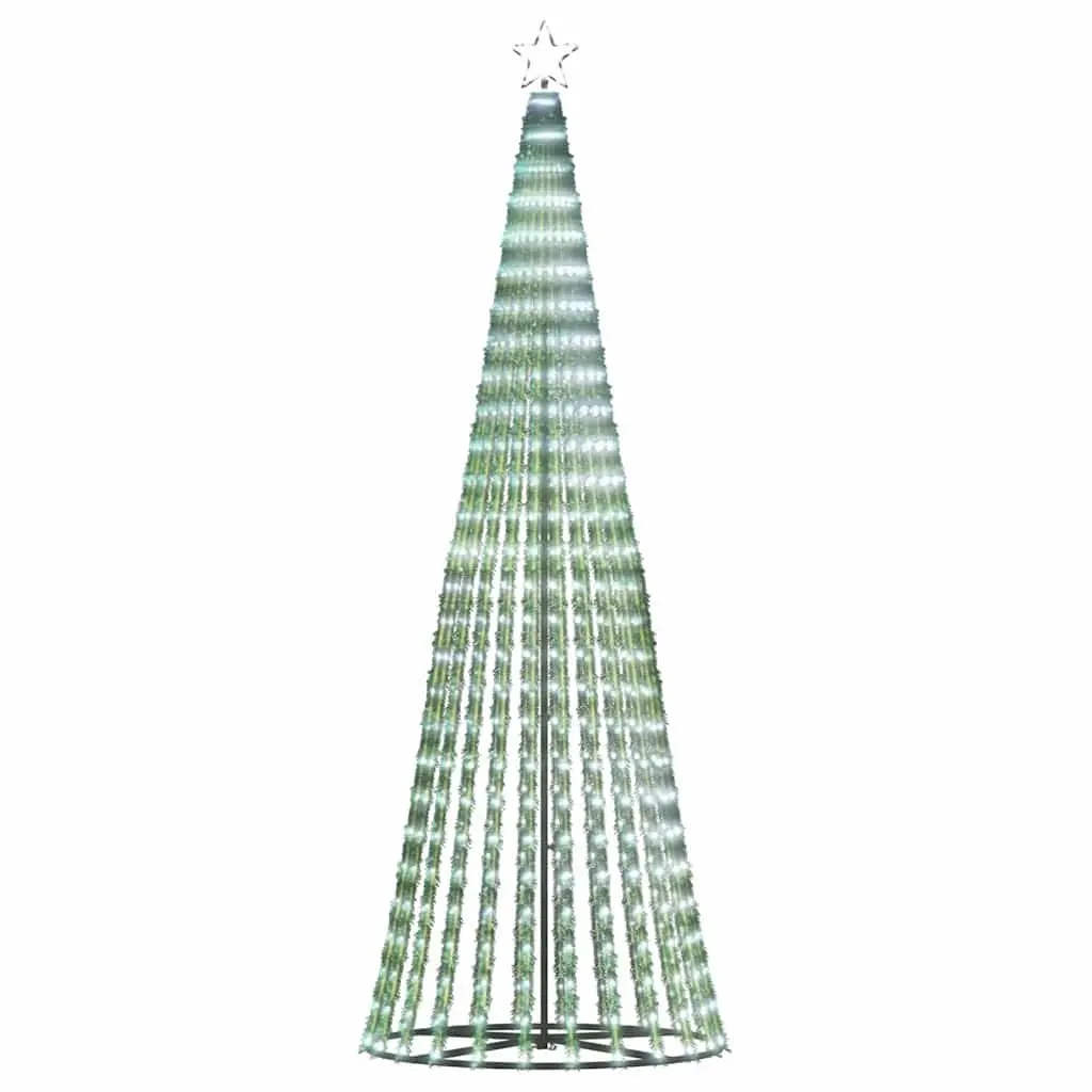 Christmas Tree 250cm 475 Cold White LED Lights 8 Lighting Effects Indoor Outdoor