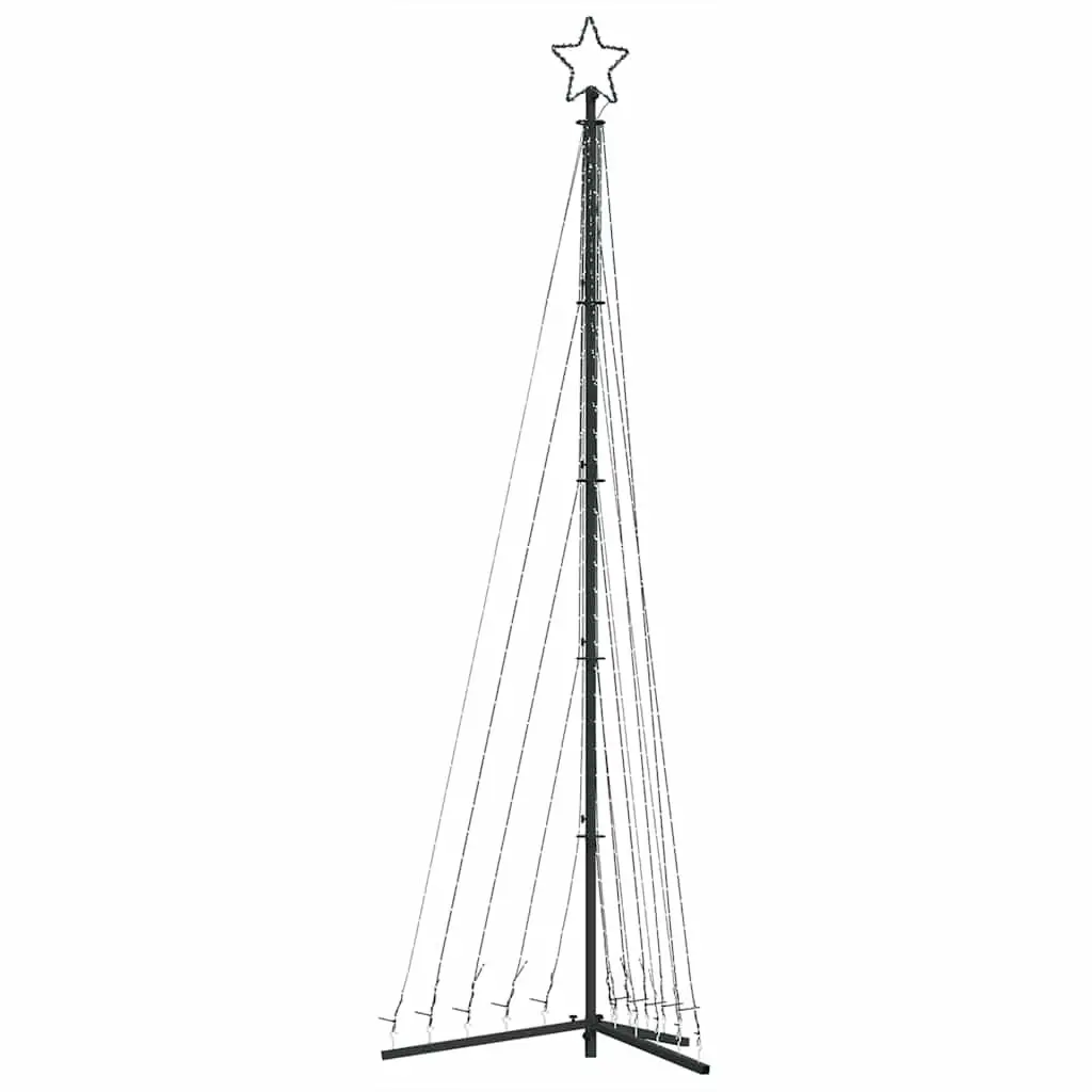 LED Christmas Tree 302cm 495 Cold White Lights 8 Effects Indoor Outdoor Holiday