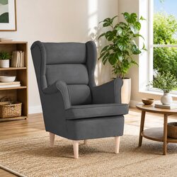 Dark Grey Armchair to Elevate Your Home Aesthetic
