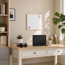Magnetic Whiteboard for Stylish Organization 40x40cm