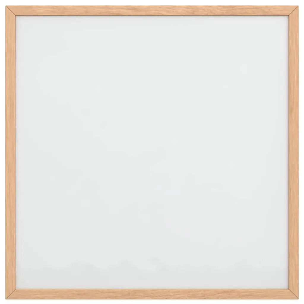 Magnetic Whiteboard 40x40cm Lacquer-Coated Surface Pine Wood Frame