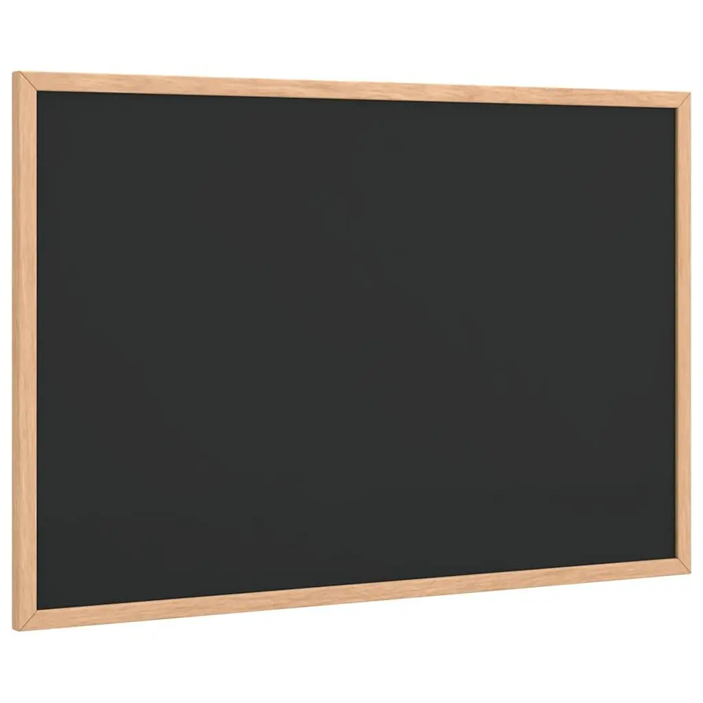 Chalkboard 60x40 cm Solid Pine Wood Frame Smooth Writing Surface Easy to Clean