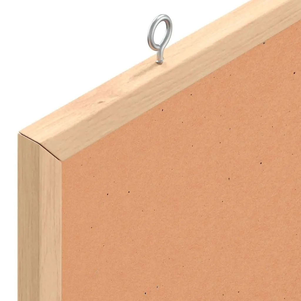 Cork Board Bulletin Notice Pin Board 80 x 55 cm Self Healing Surface Solid Pine Wood Frame