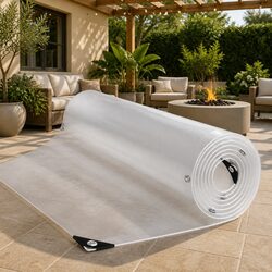 Enhance Your Space with 3x3 m Clear Tarpaulin for Outdoor Protection