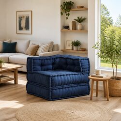 Enhance Your Space with a Blue Modular Sofa Unit