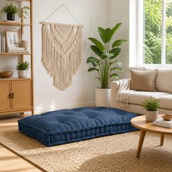 Elevate Your Space with a Blue Pallet Sofa Cushion 120 x 80 x 12 cm