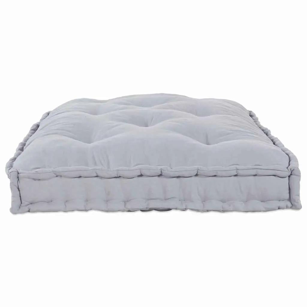Pallet Sofa Cushion 120 x 80 x 12 cm Modular Fabric Grey Indoor Outdoor Seating