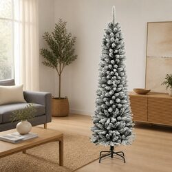 Transform Your Space with a 210cm Snow White Christmas Tree