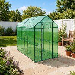 Greenhouse with Walk-in Door for Enhancing Your Garden