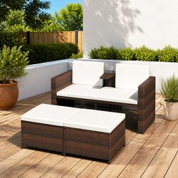 Enhance Your Garden with This 4-Piece Lounge Set