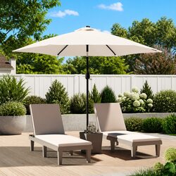 Enhance Your Outdoor Space with a 3m White Parasol