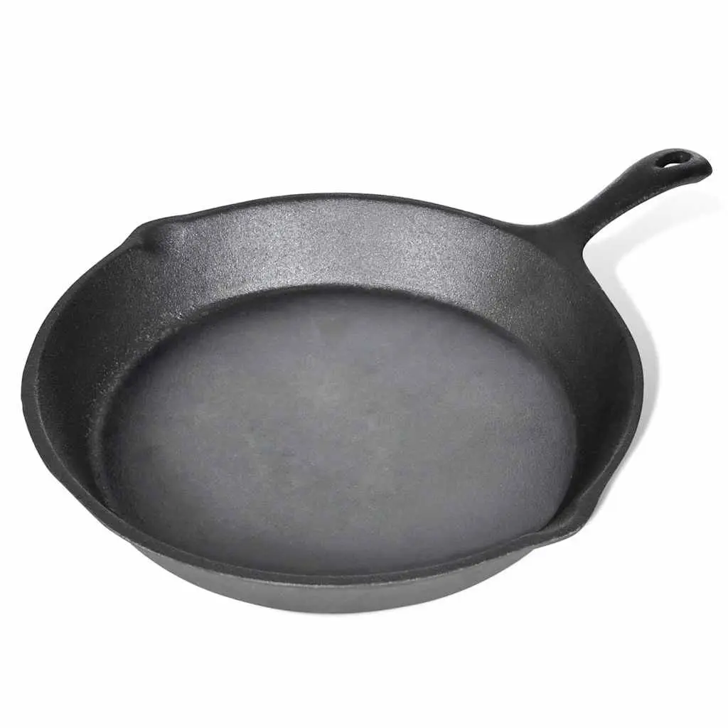 Dutch Oven Set 9 Piece Black Cookware for Outdoor BBQ Camping with Grill Plate Pan and Accessories