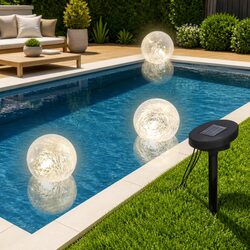 Solar Floating Ball Light for Pool Pond Fountain Garden LED Lighting Outdoor