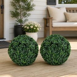 Enhance Your Space with 27cm Boxwood Topiary Balls
