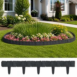 Enhance Your Garden Aesthetics with 41 Pieces of Fence Edging