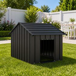 Outdoor Pet Kennel with Roof for Enhanced Pet Comfort