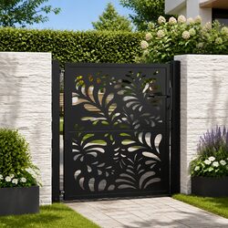 Enhance Your Outdoor Space with a Stylish Black Garden Gate