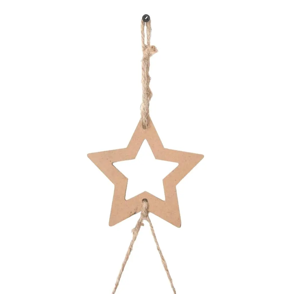 Hanging Christmas Tree Decoration 86x180 cm Natural Wood Branch Wall Door