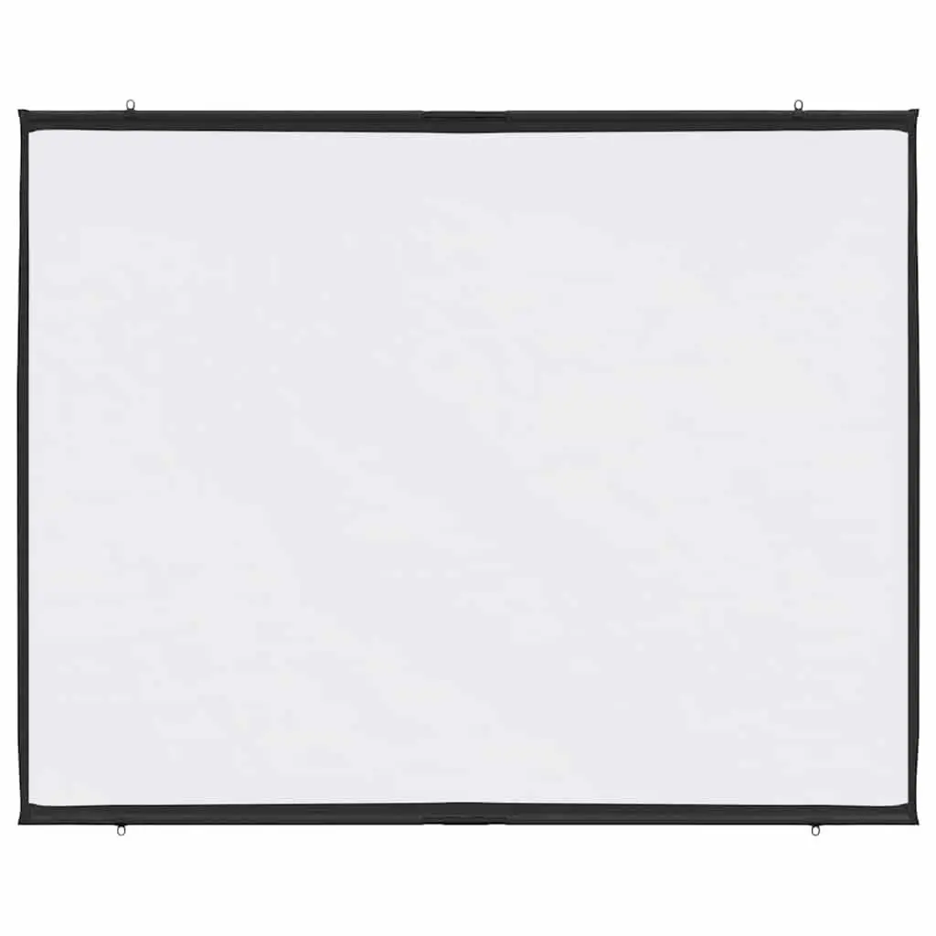 Projection Screen 90 Inch Wall-Hanging Matte Surface for Home Theater Classroom Presentations