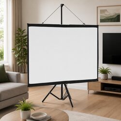 Enhance Your Space with a 50 Inch Portable Projection Screen