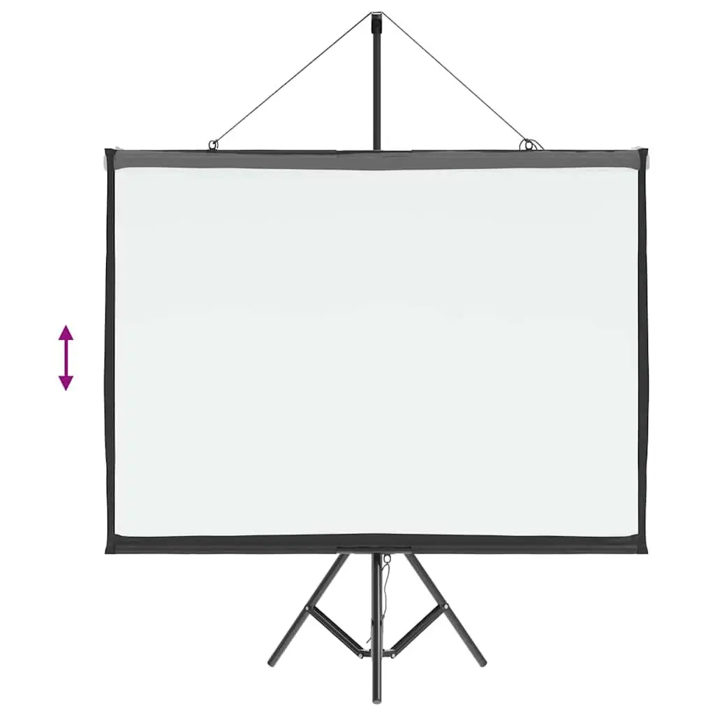 Projection Screen with Tripod 60 Inch 4:3 Matte White Portable Presentations