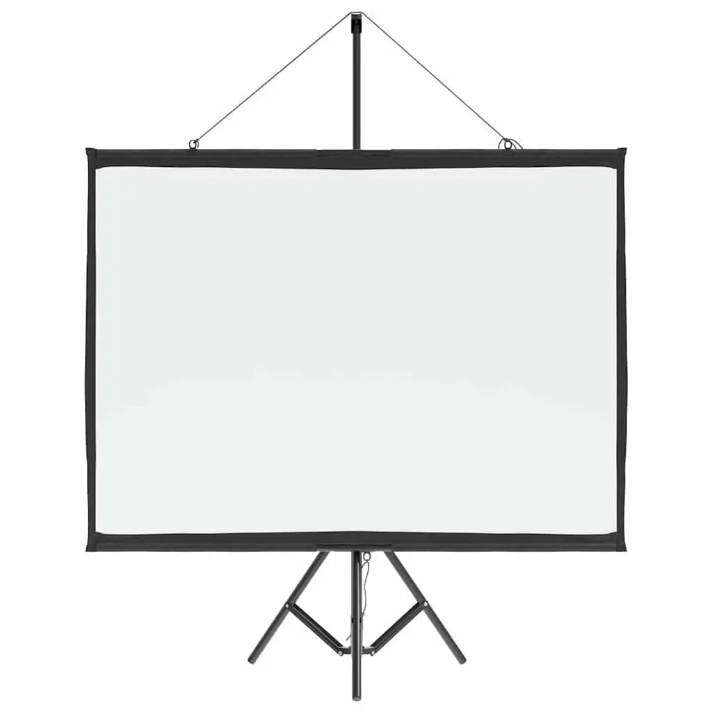 Projection Screen with Tripod 60 Inch 4:3 Matte White Portable Presentations