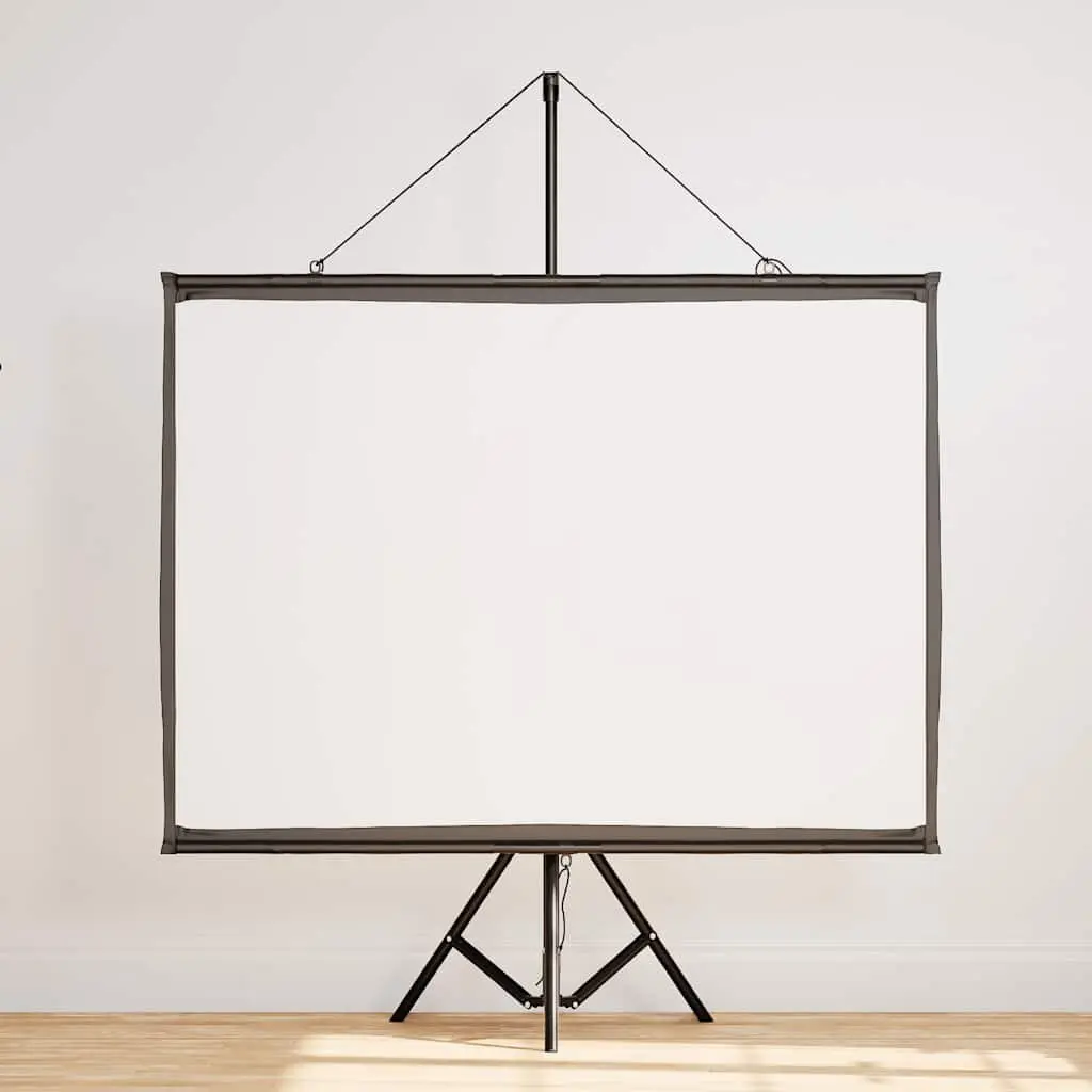 Projection Screen 72 Inch Tripod Stand Portable Home Theater Office