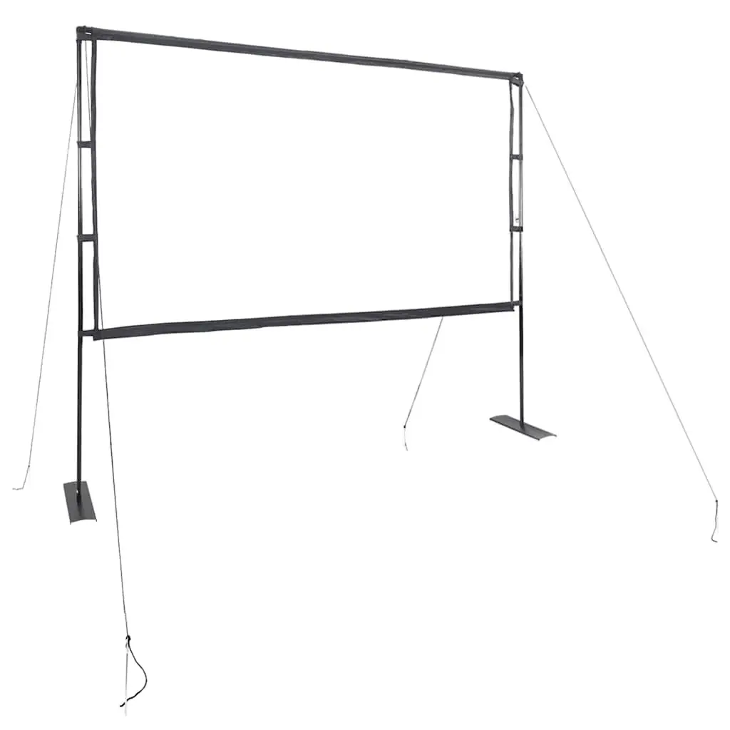 Projection Screen 120 Inch 16:9 Matte White Foldable Stand Home Theater