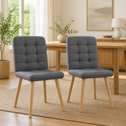 Stylish Grey Dining Chairs Set for Modern Homes