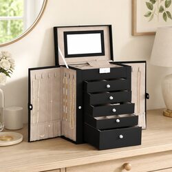 Elegant 6-Layer Jewellery Organiser for Your Space