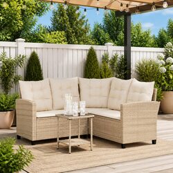 Enhance Your Outdoor Space with L-Shaped Sofa Set