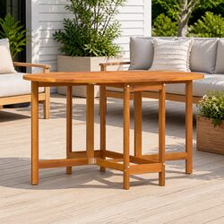 Enhance Your Outdoor Space with This Folding Garden Table